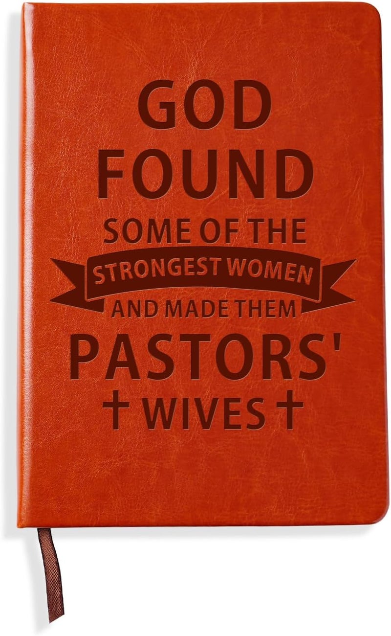 LBWCER Pastors Wife Gift Religious Notebook Pastor Appreciation Gifts Christian Gift for Women Pastors Wife Funny Preacher Wife Notebook (Pastors Wife 2) - Image 1